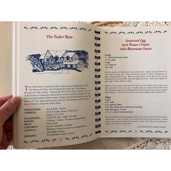 Signed 1997 Colorado Bed & Breakfast Cookbook: 85 Inn Recipes - Picture 4 of 7